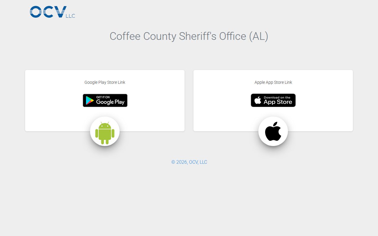 Coffee County Sheriff official app and fugitive tip access